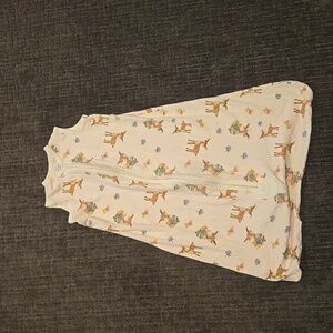 Burt's Bees sleep sack floral deer